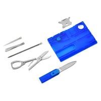 Nine-piece Multifunctional Tool Card Office Stationery Letter Opener Screwdriver Portable Outdoor Survival  Camping Gear OtdoorEdge Supply