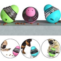 Dog Interactive Food Dispenser Toys Small Dogs Cats Pet IQ Training Improve Kitten Puppy Slow Shaking Leak Feeder Food Container Outdoor Kinetics