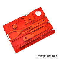 Nine-piece Multifunctional Tool Card Office Stationery Letter Opener Screwdriver Portable Outdoor Survival  Camping Gear OtdoorEdge Supply