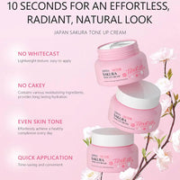 Facial Moisturizer Tone-up Face Cream,Sakura Essence Glow Moisturizer  Hydrating Smooth Dry Skin Nourishing Skin Care 60g Outdoor Kinetics