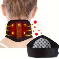 1-Pack Heated Neck Massager - Adjustable Ergonomic Design with Heat for Neck Back Shoulder, Durable Nylon, Ideal Gift Outdoor Kinetics