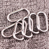 2/5/10pcs Alloy Aluminum Survival Gear Camp Mountaineering Hook Carabiners Carabiner Travel Kit Camping Equipment OtdoorEdge Supply