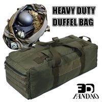 Tactical Duffel Bag with Backpack Straps Heavy Duty Duffel Bag 80L Large Tactical Gear Bag for Men Women Traveling Hunting Gear OtdoorEdge Supply