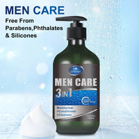 Men 3-in-1 Body, Hair and Face Wash, Rebuild Light Beige in the Shower with Plant-Based Cleansers and Moisturizers Outdoor Kinetics