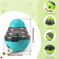 Dog Interactive Food Dispenser Toys Small Dogs Cats Pet IQ Training Improve Kitten Puppy Slow Shaking Leak Feeder Food Container Outdoor Kinetics