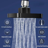 High Pressure Rainshower Head Magic Water Flow Rainfall Shower Head Mini Top Spray Water- Saving Shower Bathroom Accessories Outdoor Kinetics