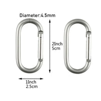 2/5/10pcs Alloy Aluminum Survival Gear Camp Mountaineering Hook Carabiners Carabiner Travel Kit Camping Equipment OtdoorEdge Supply