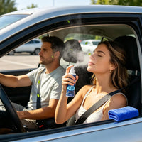 Cooling Body Spray 100ml Summer Refreshing Non Greasy Hot Weather Heat Relief Freezing Spray for Outdoor Beach Park Picnic Outdoor Kinetics