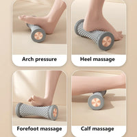 Foot Massager Massage Roller Yoga Massage Ball Plantar Fascia Roller Muscle Relaxation Care Plastic Manual Foot Massager Rollers Outdoor Kinetics