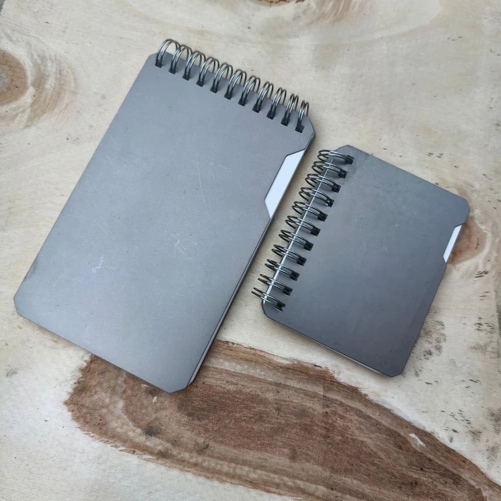 EDC Titanium Alloy Notepad Portable Recyclable Tools Outdoor DIY Survival Camping Gear EDC Multifunction Tools OtdoorEdge Supply