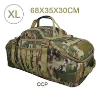 25L 45L 80L Sport Travel Bag Molle Tactical Backpack Gym Fitness Bag Large Duffle Bags for Camping Hunting Fishing OtdoorEdge Supply