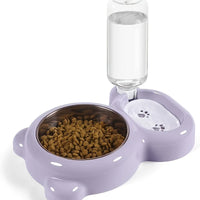 Keep Your Pet Hydrated and Well-Fed with This 2-in-1 Food and Water Bowl Set and Automatic Water Bottle! Outdoor Kinetics
