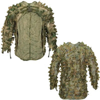 Ghillie Suit Breathable Ghillie Suit For Turkey Hunting Hunting Gear Camouflage Material Woodland Camouflage Jacket & Pants OtdoorEdge Supply