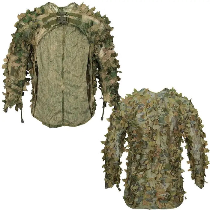 Ghillie Suit Breathable Ghillie Suit For Turkey Hunting Hunting Gear Camouflage Material Woodland Camouflage Jacket & Pants OtdoorEdge Supply