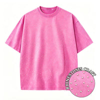 Men's Women Washed Vintage T-Shirts Street Hip Hop Retro Punk T Shirt Harajuku Casual Cotton Short Sleeve Couple TShirts Tees Outdoor Kinetics
