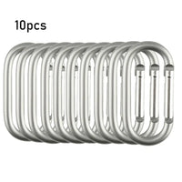 2/5/10pcs Alloy Aluminum Survival Gear Camp Mountaineering Hook Carabiners Carabiner Travel Kit Camping Equipment OtdoorEdge Supply