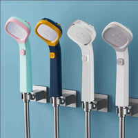 Shower Head Water Saving Rain Shower Head 4 Spray Types Shower Head with Digital Temperature Display Outdoor Kinetics