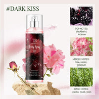 The fragrance spray has a long-lasting, faint floral scent with a fruity note. It is a fragrance body spray without alcohol. Outdoor Kinetics