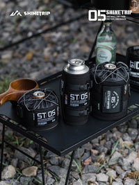 Blackened Gas Cylinder Protective Cover Outdoor Series Anti-Collision Camping Decoration Storage for Camping Gear OtdoorEdge Supply