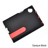 Nine-piece Multifunctional Tool Card Office Stationery Letter Opener Screwdriver Portable Outdoor Survival  Camping Gear OtdoorEdge Supply