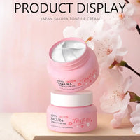 Facial Moisturizer Tone-up Face Cream,Sakura Essence Glow Moisturizer  Hydrating Smooth Dry Skin Nourishing Skin Care 60g Outdoor Kinetics