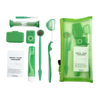 8pcs/set Dental Orthodontic Cleaning Kit Toothbrush Orthodontic Dental Cleaning Kit Travel Dental Kit Interdental Brush Outdoor Kinetics