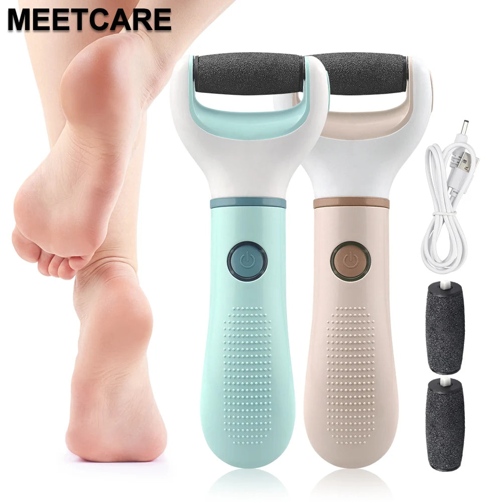 Electric Foot Grinder Dead Skin Remover Feet Scrubber Callus Shaver Remove Dry Dead Cracked Safe Foot Care Tool Outdoor Kinetics