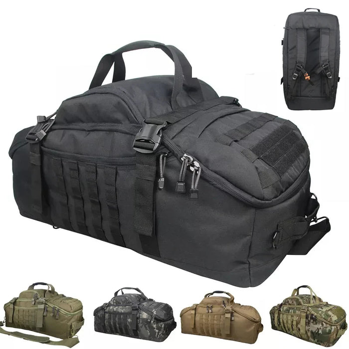 25L 45L 80L Sport Travel Bag Molle Tactical Backpack Gym Fitness Bag Large Duffle Bags for Camping Hunting Fishing OtdoorEdge Supply