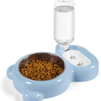 Keep Your Pet Hydrated and Well-Fed with This 2-in-1 Food and Water Bowl Set and Automatic Water Bottle! Outdoor Kinetics