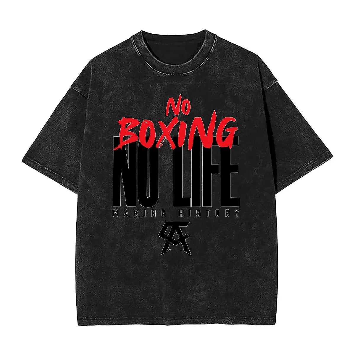 Oversized Washed T-Shirt Canelo No Boxing No Life Cotton T Shirts  Popular Tshirt for Couple Summer Aesthetic Custom Top Tees Outdoor Kinetics