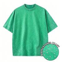 Men's Women Washed Vintage T-Shirts Street Hip Hop Retro Punk T Shirt Harajuku Casual Cotton Short Sleeve Couple TShirts Tees Outdoor Kinetics