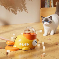 Cat Toy Cat Automatic Feeder Cat Interactive Toy Pet Automatic Food Treat Dispenser Pet Snack Feeder Dog Training Pet Outdoor Kinetics