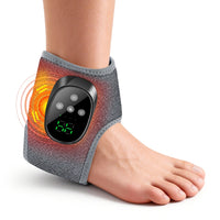 Electric Foot Massager Heated Vibration Cordless Ankle Wrap Portable Leg Care Relaxation Pad For Home Office Women Seniors Outdoor Kinetics