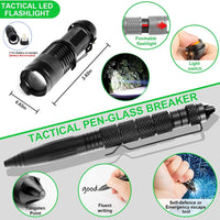 Professional Emergency Survival Kit Gear Camping Multifunction Tactical Defense Equipment First Aid SOS Wilderness Adventure OtdoorEdge Supply
