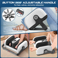 Electric Foot Massage Machine With Heat Remote Home Foot Calf Arm Three-in-one Massager Leg Beauty Machine Kneading Air Massager Outdoor Kinetics