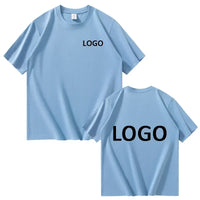 Customized 100% Cotton Printed T-shirts Men Fashion Short Sleeve O-neck Tshirt Women Personality Streetwear Tee Tops Camiseta Outdoor Kinetics