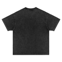 Men Oversized T-Shirt Hip Hop Alphabet Boxer Print Washed Tshirt Harajuku Fashion Punk Gothic Loose Tee 2024 Summer Casual Tops Outdoor Kinetics