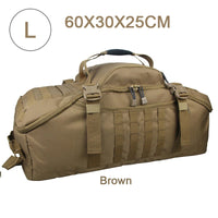 25L 45L 80L Sport Travel Bag Molle Tactical Backpack Gym Fitness Bag Large Duffle Bags for Camping Hunting Fishing OtdoorEdge Supply