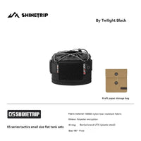 Blackened Gas Cylinder Protective Cover Outdoor Series Anti-Collision Camping Decoration Storage for Camping Gear OtdoorEdge Supply