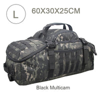 25L 45L 80L Sport Travel Bag Molle Tactical Backpack Gym Fitness Bag Large Duffle Bags for Camping Hunting Fishing OtdoorEdge Supply