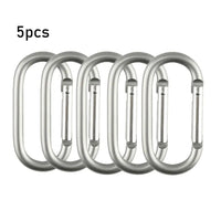 2/5/10pcs Alloy Aluminum Survival Gear Camp Mountaineering Hook Carabiners Carabiner Travel Kit Camping Equipment OtdoorEdge Supply