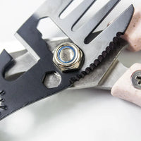 Multifunctional Whistle Knife Outdoor Camping Survival Spork Kitchen Multifunctional Wrench Bottle Opener Spoon camping gear OtdoorEdge Supply