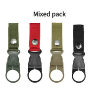 Tactical Nylon Water Bottle Holder Clip Durable Strap Hook for Outdoor Hiking Camping Gear OtdoorEdge Supply