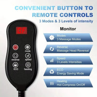 Super Big Eletric Foot Calf Massager Leg Massage Heated Roller Pressure Compresstion Relax Feet Muscle Blood Circulation Tools Outdoor Kinetics