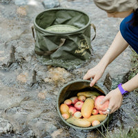 Naturehike Outdoor Camping Portable Waterproof Foldable Round Bucket Travel Wash Basin Camping Gear Multitool OtdoorEdge Supply