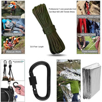 Professional Emergency Survival Kit Gear Camping Multifunction Tactical Defense Equipment First Aid SOS Wilderness Adventure OtdoorEdge Supply