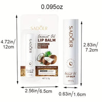 Coconut Lip Balm - Lasting Nourishment and Moisture for Men and Women - Daily Care Lip Balm Outdoor Kinetics