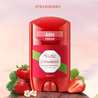 50g Strawberry-Flavored Deodorant Stick, Moisturizing and Deodorizing, with a Fresh Scent, Aluminum-Free, 72-Hour Long-Lasting Fragrance, Suitable for Daily Use on Underarms, Hands, Feet, and Body, with a Fresh Strawberry Sce Outdoor Kinetics
