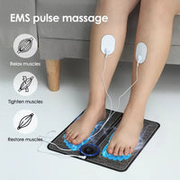 Electric Foot Massager Pad Muscle Massage Relaxation Trainer For Massage Fitness Outdoor Sport Home Family Relax Outdoor Kinetics