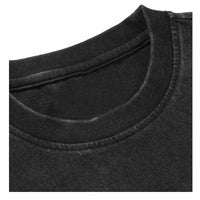 Men Oversized T-Shirt Hip Hop Alphabet Boxer Print Washed Tshirt Harajuku Fashion Punk Gothic Loose Tee 2024 Summer Casual Tops Outdoor Kinetics